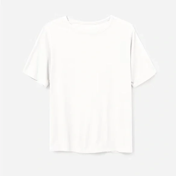 Everlane The Air Oversized White Crew Tee - Picture 4 of 4